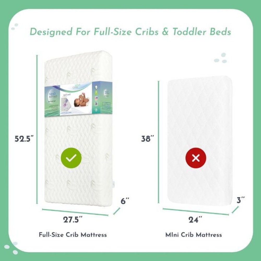 Brand new in box Full crib mattress